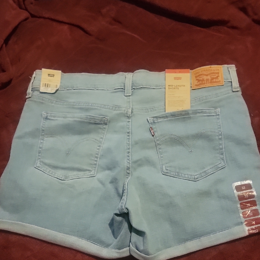 Levi's Light Blue Jean Shorts for Women